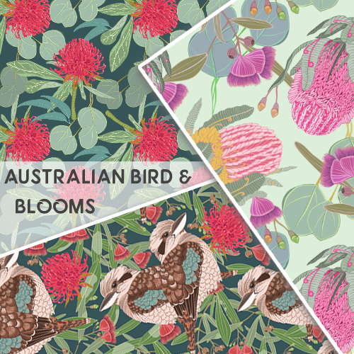 Australian Birds & Blooms Collection