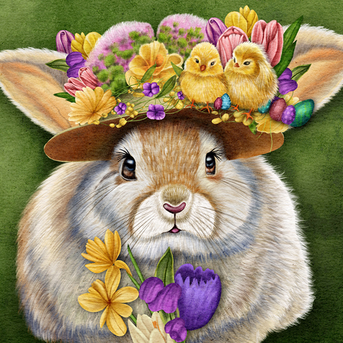 Easter, Easter illustrations, Easter art for licensing, ornateflair, lesley smitheringale